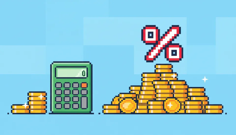 ISA 만기 자금 전환 시 적용되는 16.5% 세액공제율과 늘어나는 환급액을 시각화한 동전 더미와 계산기 인포그래픽