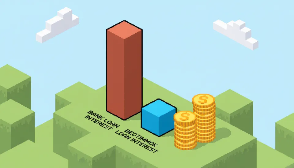 2026년 시중 은행 전세대출 금리와 신혼부부 버팀목 대출 금리를 비교하여 이자 절감 효과를 보여주는 그래프