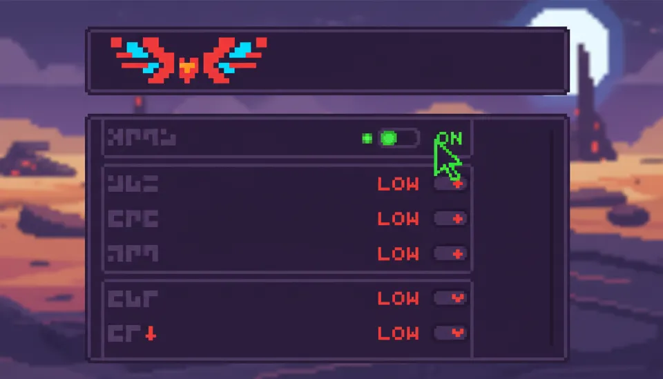 발로란트 인게임 비디오 그래픽 설정 화면에서 멀티스레드 렌더링이 켜져 있고 품질 옵션들이 낮음으로 설정된 모습