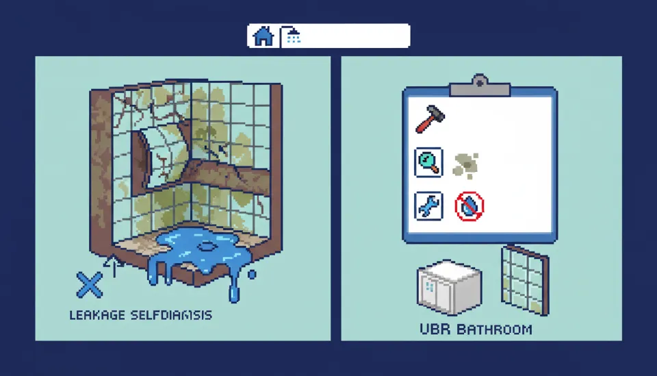 구축 아파트 욕실 리모델링, 덧방 시공해도 될까? 타일 들뜸과 누수 자가 진단 가이드