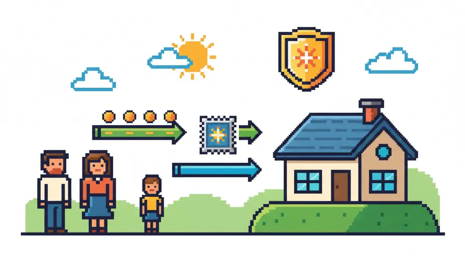 1주택자 부모가 자녀에게 주택을 증여할 때 양도세 비과세 혜택으로 세금이 보호되는 과정을 도식화한 인포그래픽