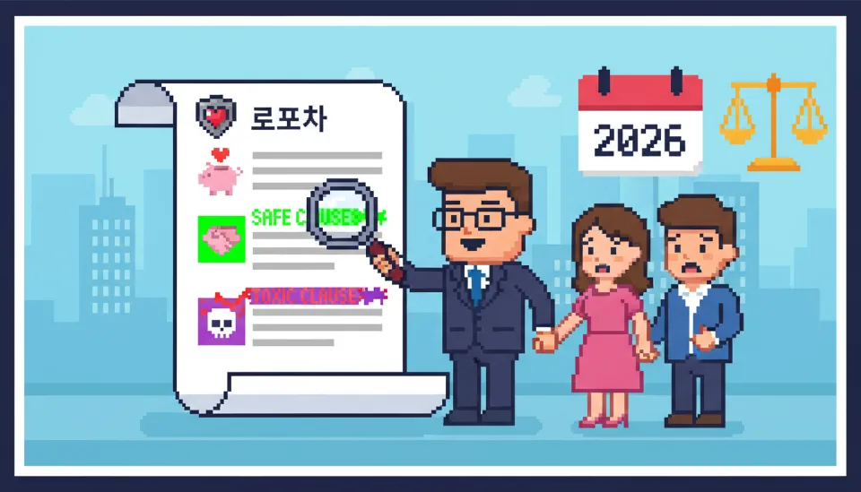 결혼정보회사 가입 전 필수 체크: 표준 약관 기반 환불 규정 및 독소 조항 구별법