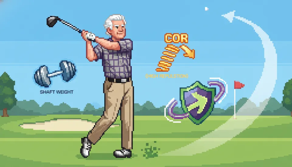 70대 시니어 골퍼의 비거리를 20m 늘려줄 고반발 드라이버 선택의 핵심 기준 3가지